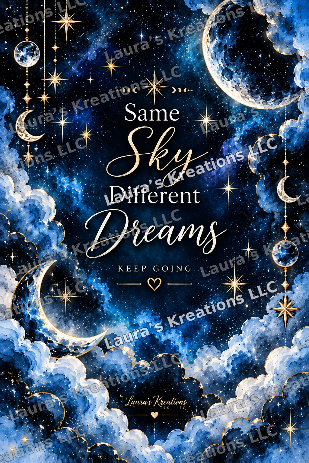 Midnight sky notebook