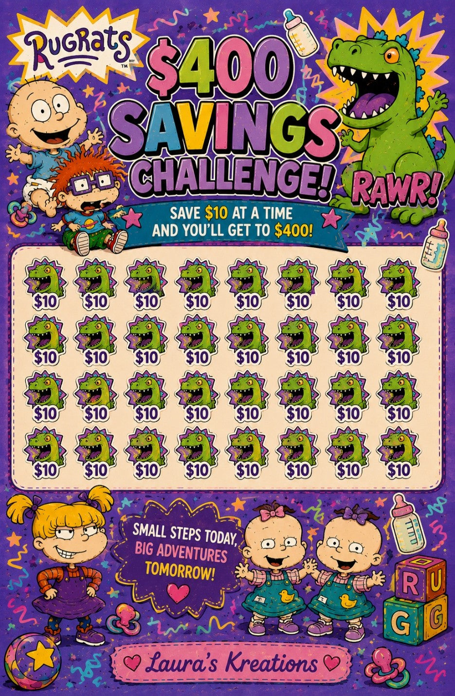 Rugrats savings challenge