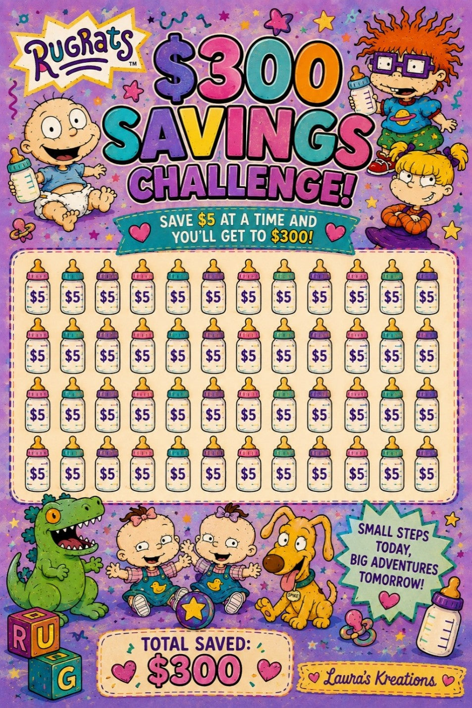 Rugrats savings challenge