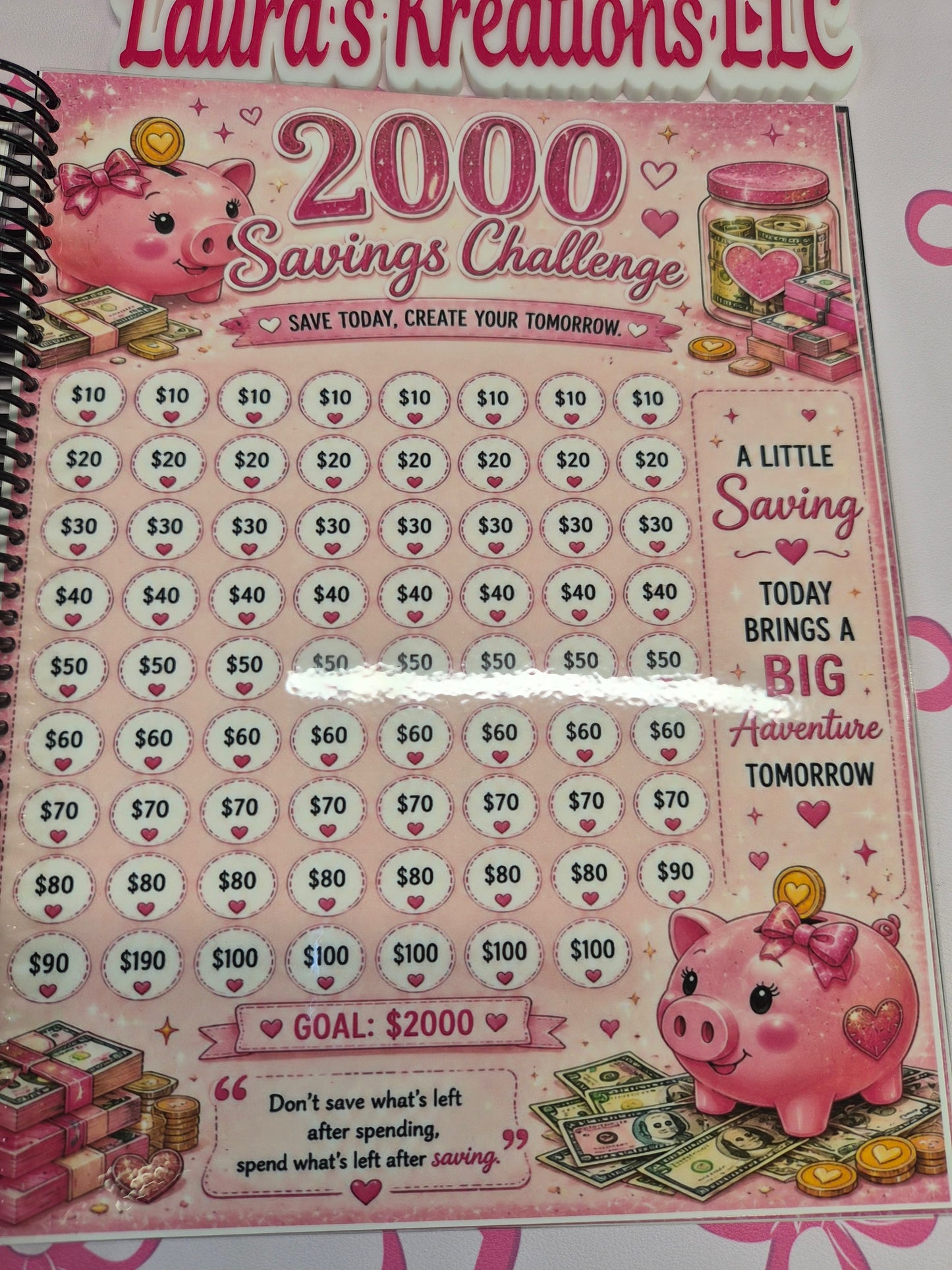 Pink Billing Journal