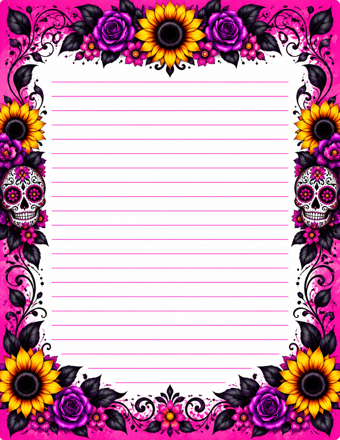 Día de los Muertos Notebook