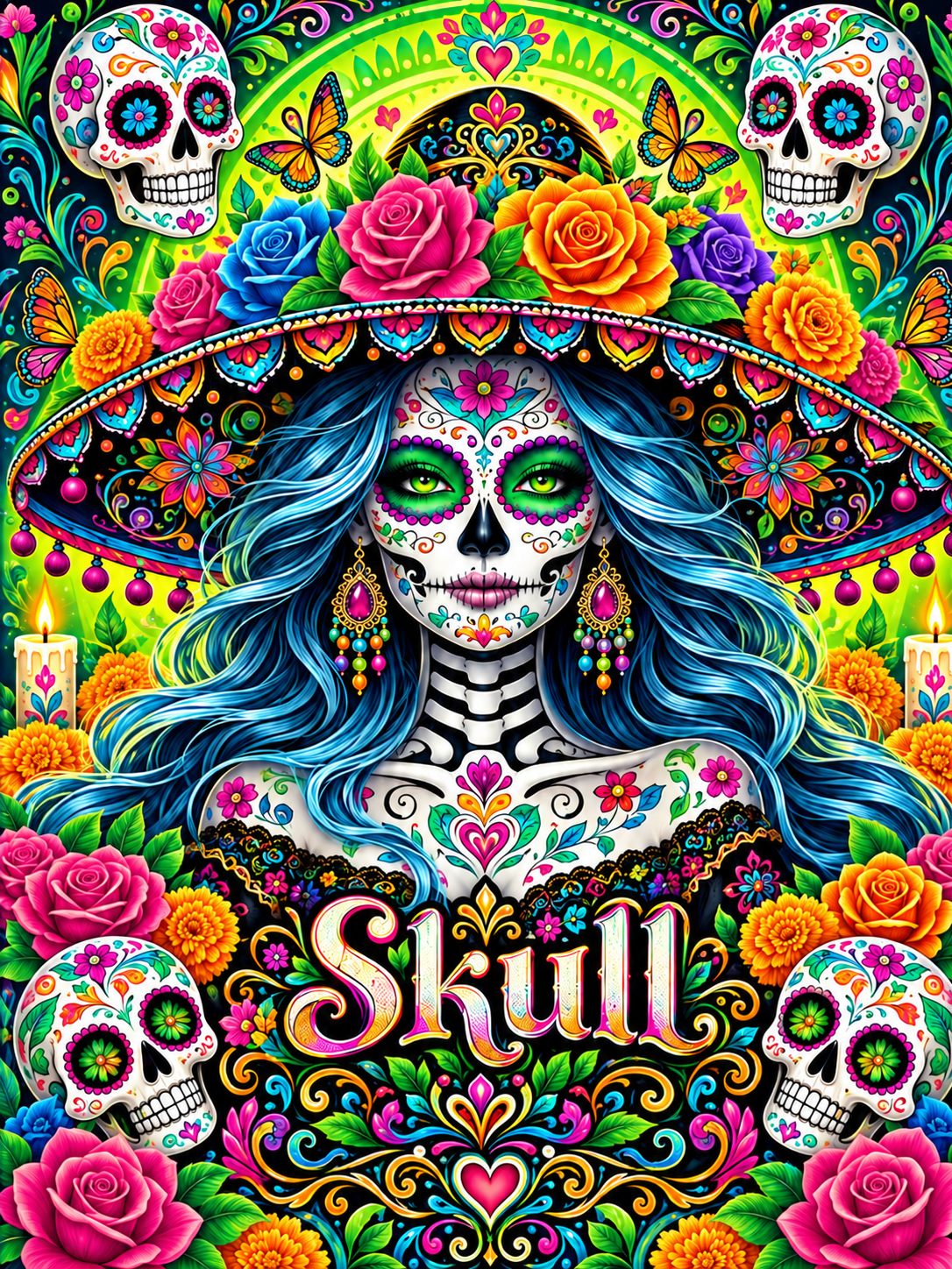 Día de los Muertos Notebook