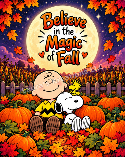 Snoopy Fall Notebook