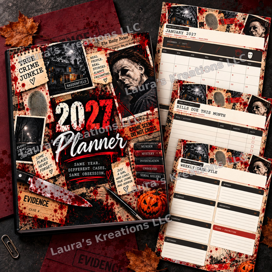 2027 Planner Michael Myers/True crime