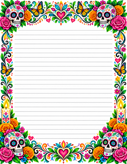 Día de los Muertos Notebook