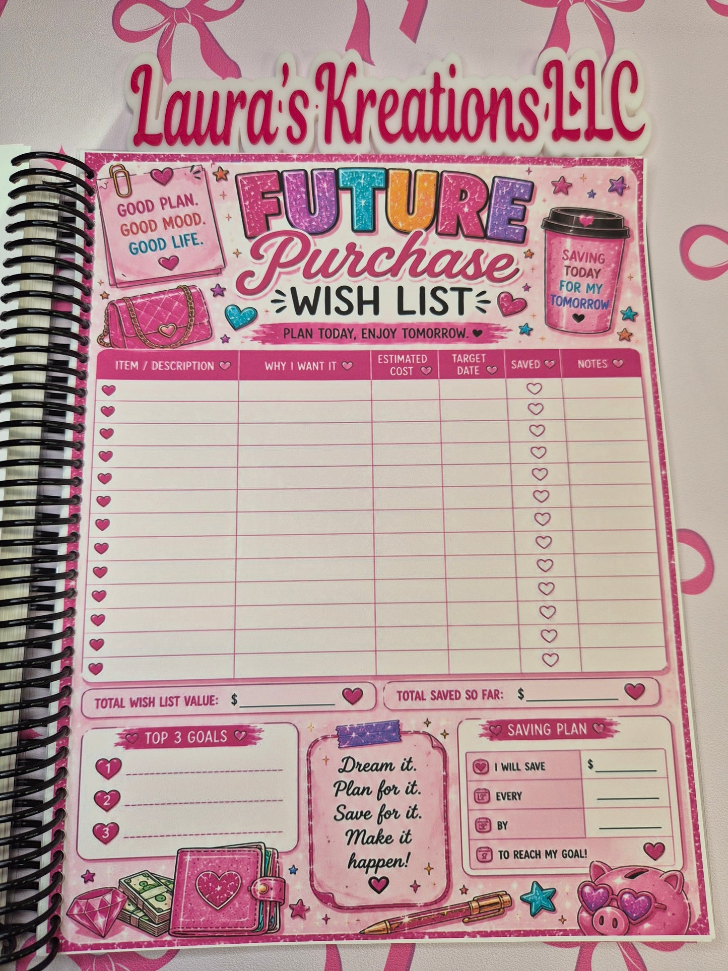 Pink Billing Journal