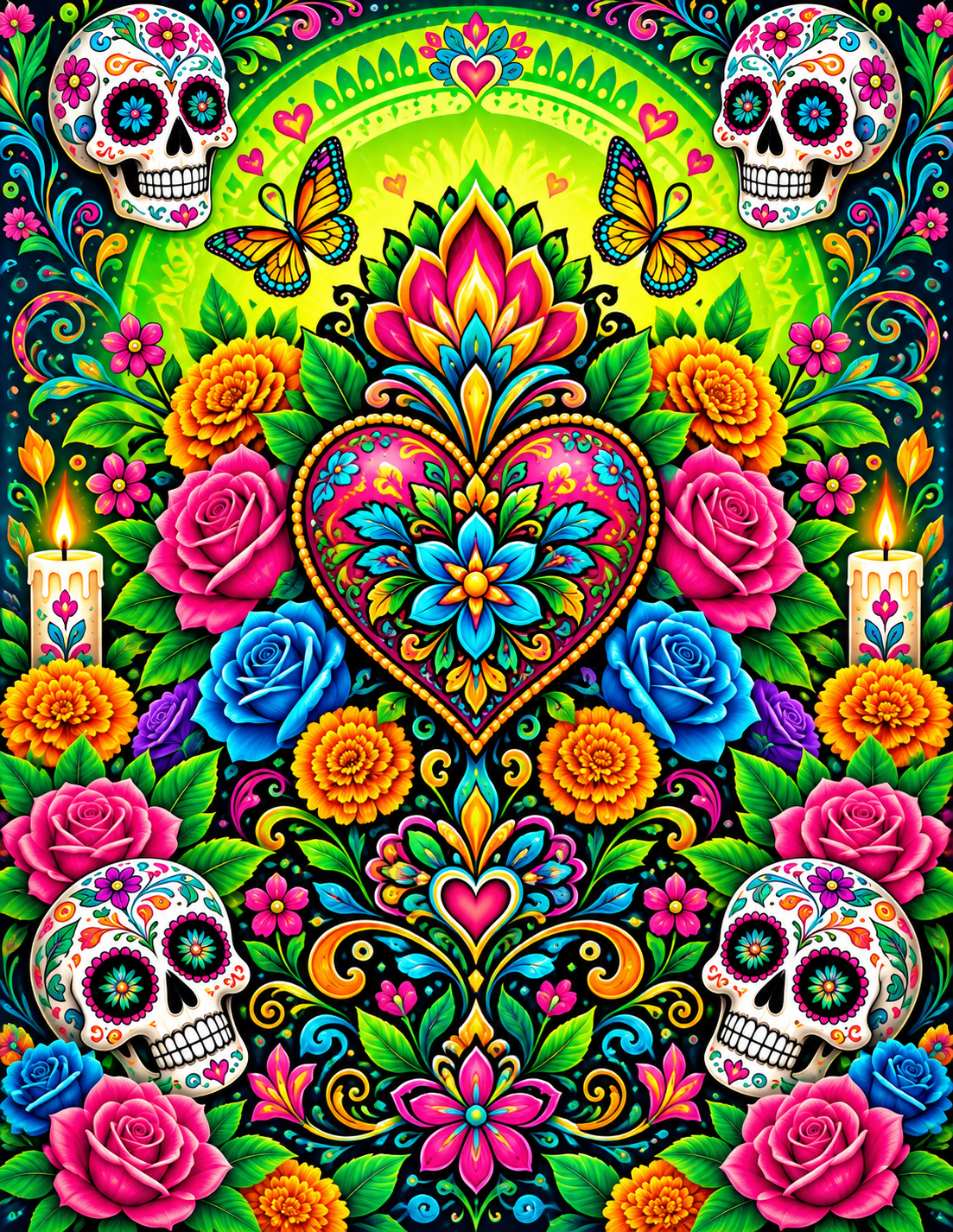 Día de los Muertos Notebook