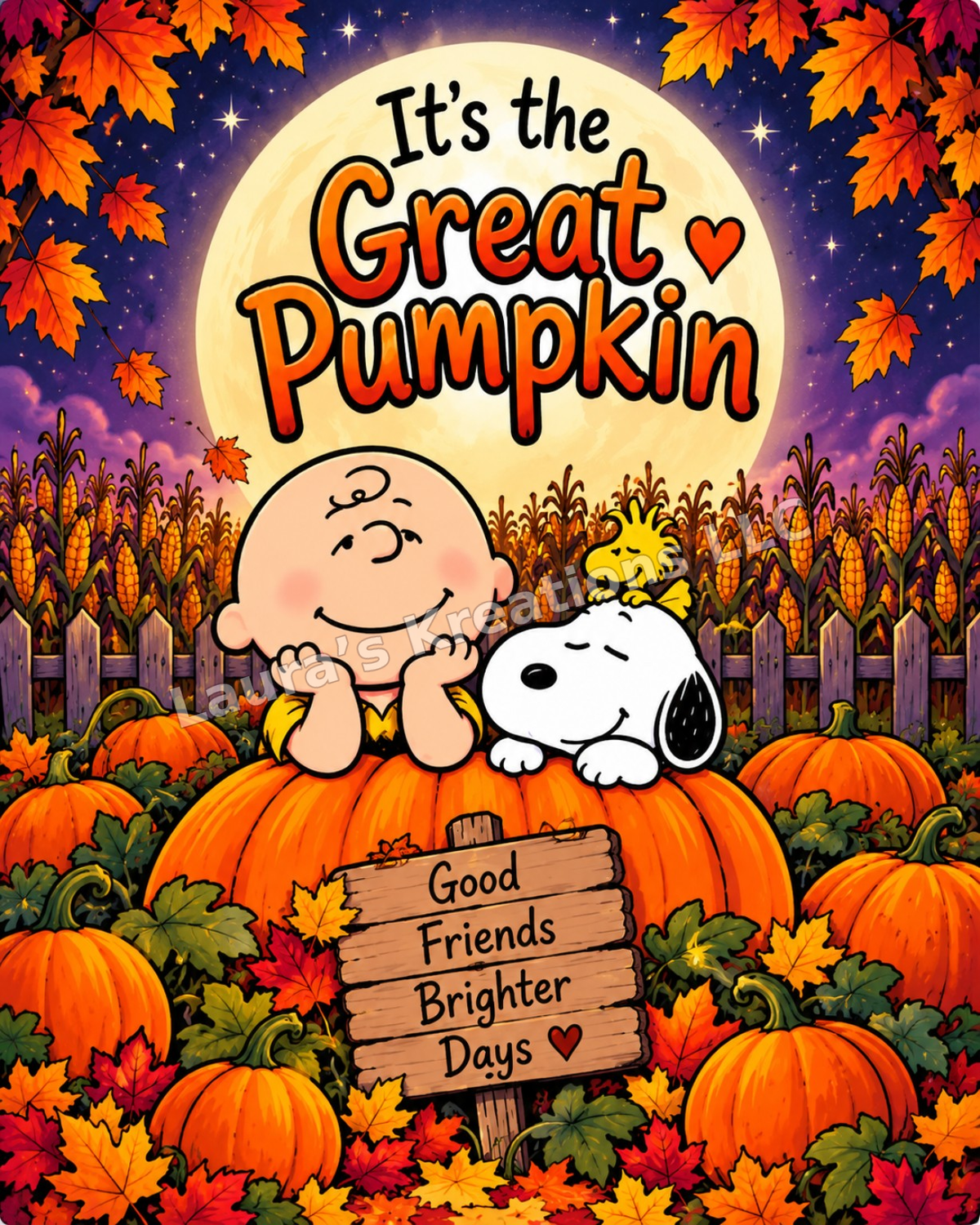 Snoopy Fall Notebook