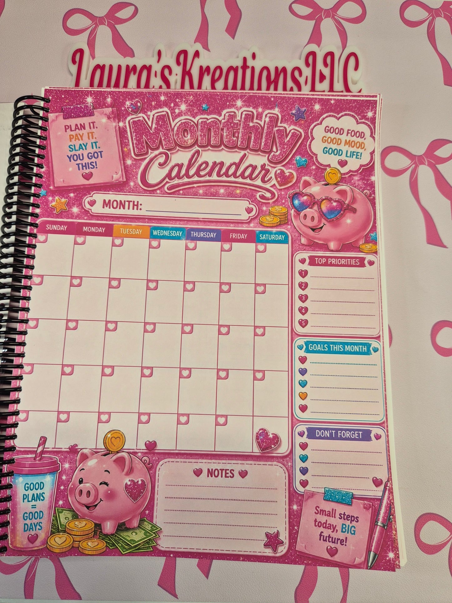 Pink Billing Journal