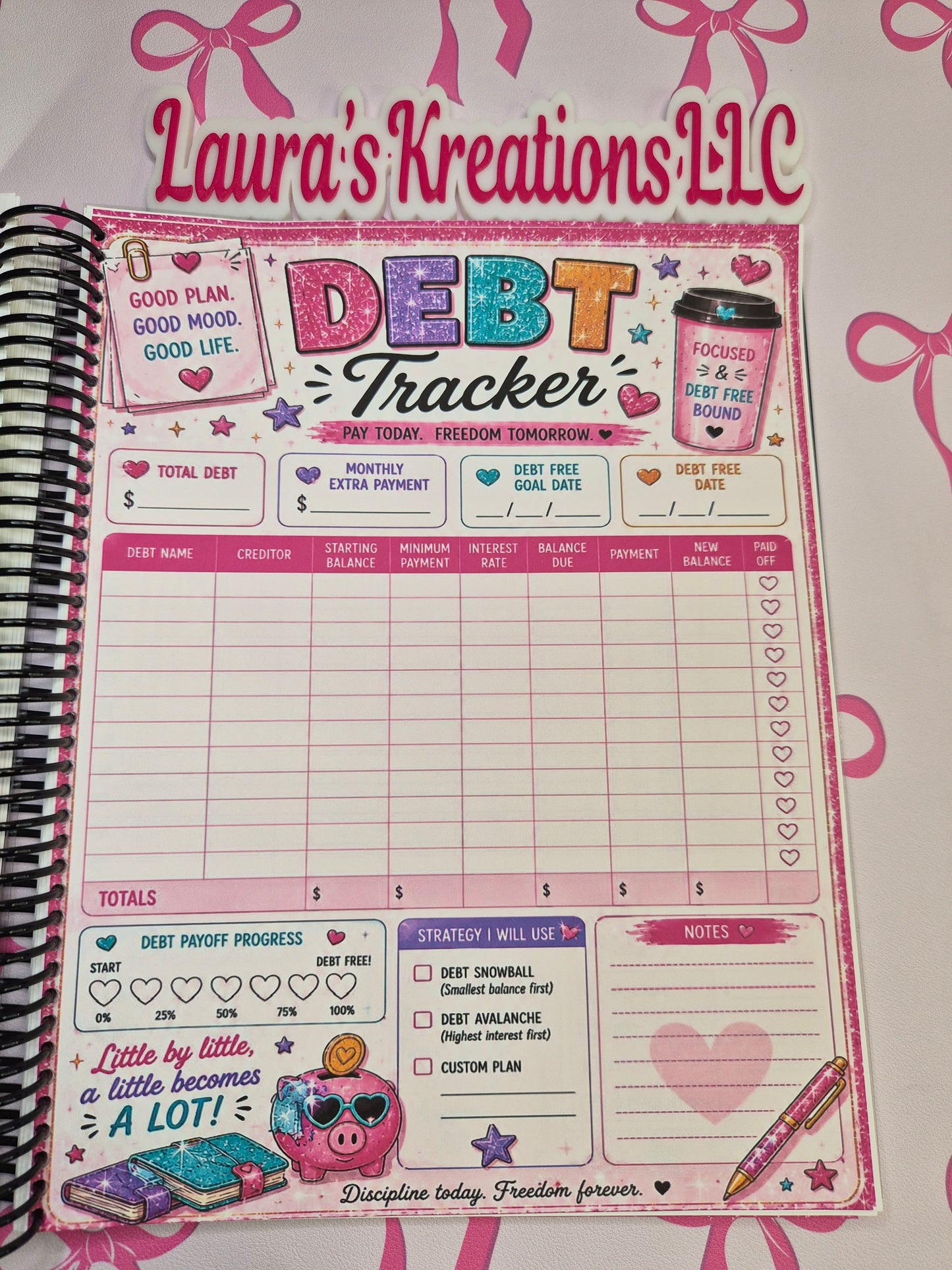 Pink Billing Journal